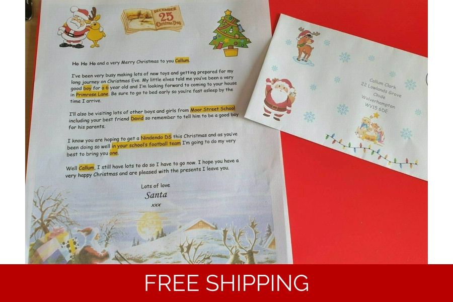 Personalised Letter from Santa